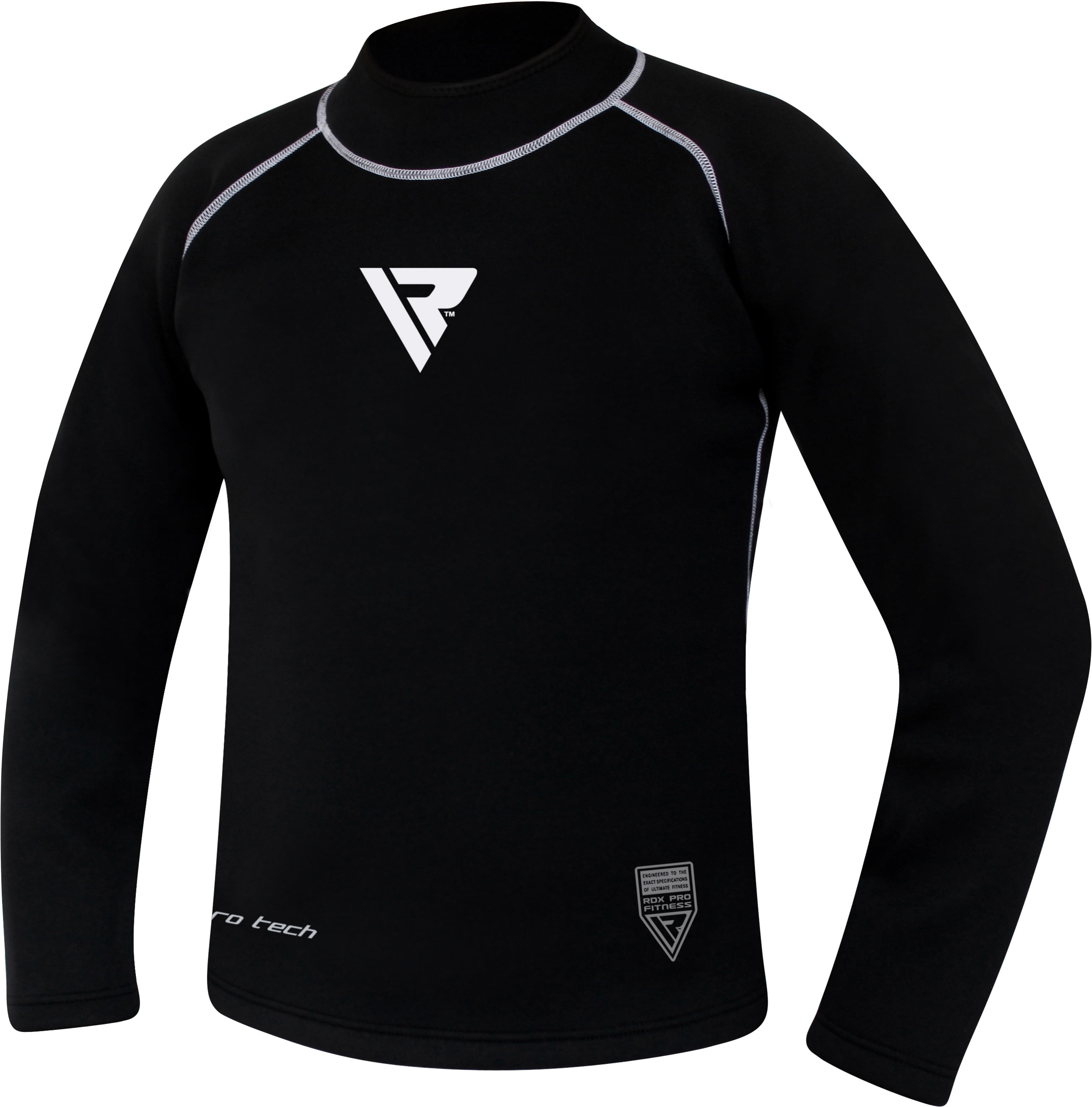 RDX Neoprene MMA Compression Base Layer Rash Guard Thermal Sauna Suit Shirt Top Sweatshirts by RDX