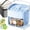 B+Insulated Bag, variant on 48 Cube Ice Maker with Easy Press Lid, Upgraded Press-Type Ice Cube Tray with Storage Bin & Lid, Double-Deck Ice Maker Box, Easy Release Silicone Trays for Freezer, DIY Drinks (C)
