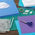 thumbnail image 3 of Cardstock 8.5 x 11 Paper Pack - Assorted Colored Scrapbook Paper 65lb - Double Sided Card Stock for Crafts, Embossing, Cardmaking - 50 Sheets, Solid Core, Blues, 3 of 6