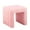 Pink, variant on Tcbosik U-Shaped Teddy Velvet Ottoman Footstool, Premium Upholstered Seat, Multi-Functional Accent Stool for Living Room, Entryway, or Walk-In Closet – No Assembly Required, Beige
