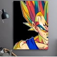 thumbnail image 4 of Cuadro Decorativo Dragon Ball Majin Vegeta Colorido Media Cara Dcha. Canvas Listo Para Colgar 28x41cm Jungle Art Impresion Tela Arte, 4 of 7