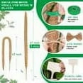 thumbnail image 4 of Max Fun 47 inches Natural Tall Moss Poles, Plant Poles for Climbing Plants with Two Garden Jute Rope, 4 of 6