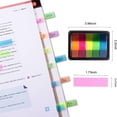 thumbnail image 2 of Label Stickers For Creative Projects, Clear Writing Effect Index Tabs, 300 Pcs Repositionable Book Tabs In Vibrant Fluorescent Transparent Colors, Page Markers For Document Highlighting, 2 of 8