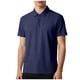 thumbnail image 2 of Blusa y camisa de manga corta con cuello vuelto para hombre, color liso, informal, holgada, a la moda, de seda helada, sin costuras, transpirable, elástica, con botones, de cedro, blusa de manga corta, 2 of 6