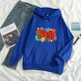 thumbnail image 3 of Chandail à Capuchon à Lettres Imprimées Color art zayn pour Hommes et Femmes (Rouge, 3TG), 3 of 10