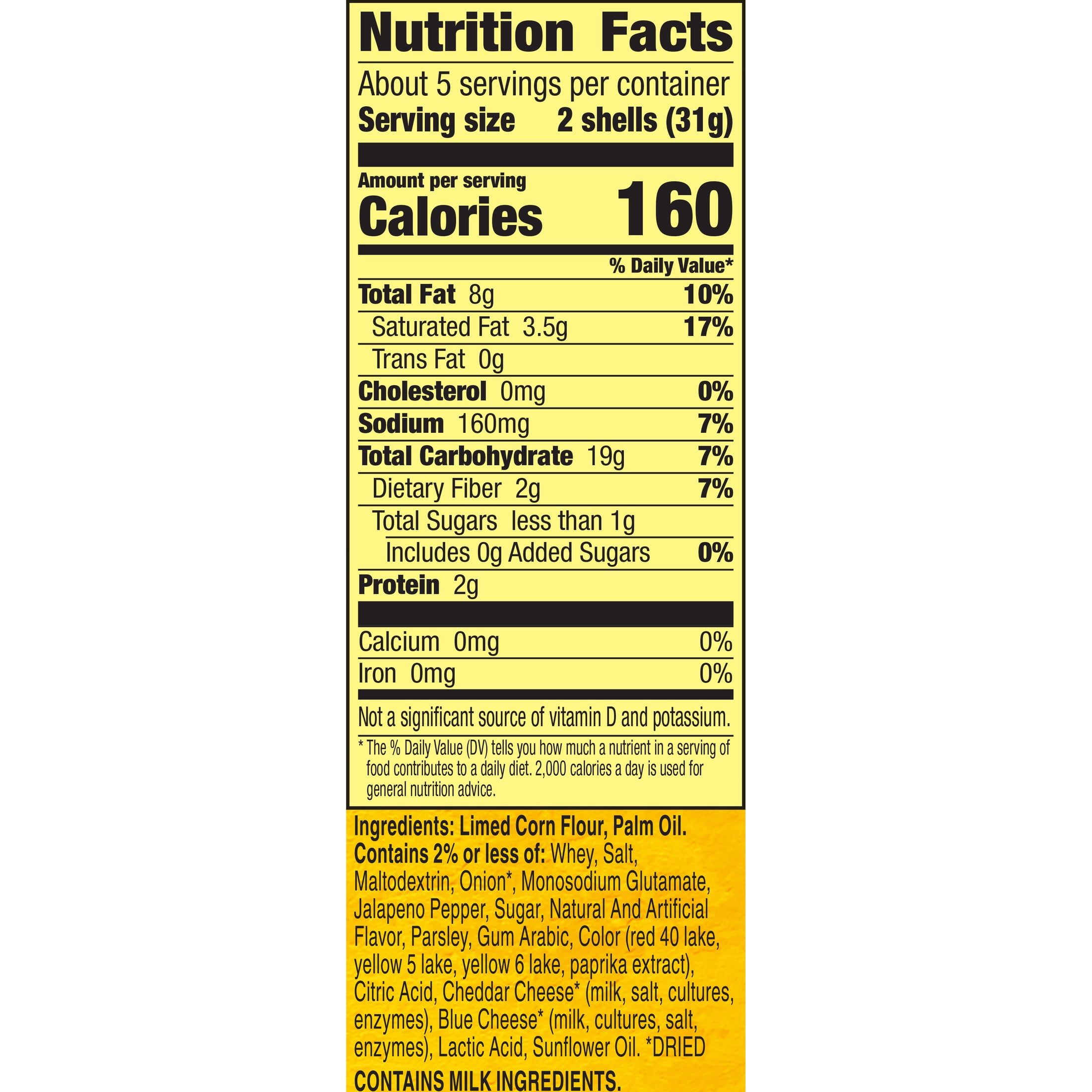 (6 pack) Old El Paso Spicy Jalapeno Cheddar Flavored Stand 'N Stuff Taco Shells, 10 Count, 5.4 oz