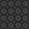 thumbnail image 1 of Ahgly Tapis d'Intérieur Lavable en Machine Carré Transitionnel Gris Minuit, 7 Pieds Carré, 1 of 7