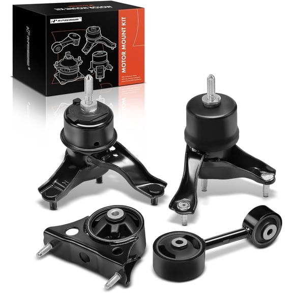 A-Premium 4PCS Engine Motor Mount Transmission Mount Torque Strut Mount Kit Compatible with Toyota Highlander 2004 2005 2006 2007 2.4L, FWD, Automatic Transmission