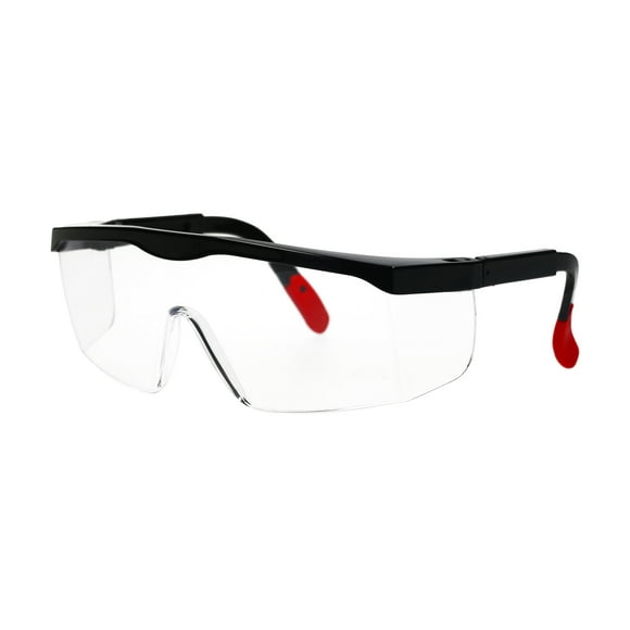 Zootealy Protective Safety Glasses Eyewear Adjustable Anti Fog Scratch Resistant Eye Protection Goggles UV Blocking Clear Mirror Lens with Glasses Cloth & Storage Box