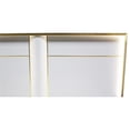 thumbnail image 2 of Best Master Havana 5-Piece Poplar Wood East King Bedroom Set in White/Gold Trim, 2 of 3