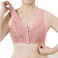 thumbnail image 7 of Sngxgn Women's Silky Soft Smoothing Wireless Bra(Pink,36), 7 of 7