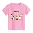 thumbnail image 4 of Toddler Girls Short Sleeve Shirts 0-24 Months 2t 3t 4t 5t 6t 7t Cotton T-Shirts Summer Basic Tees Tops Clothes for Kids Gibobby,7-8 Years,Pink, 4 of 4