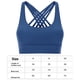 thumbnail image 5 of Sujetador deportivo con tirantes acolchados y tirantes cruzados, sujetador deportivo a prueba de golpes para mujer, sujetador de yoga cómodo para ropa deportiva, 5 of 8