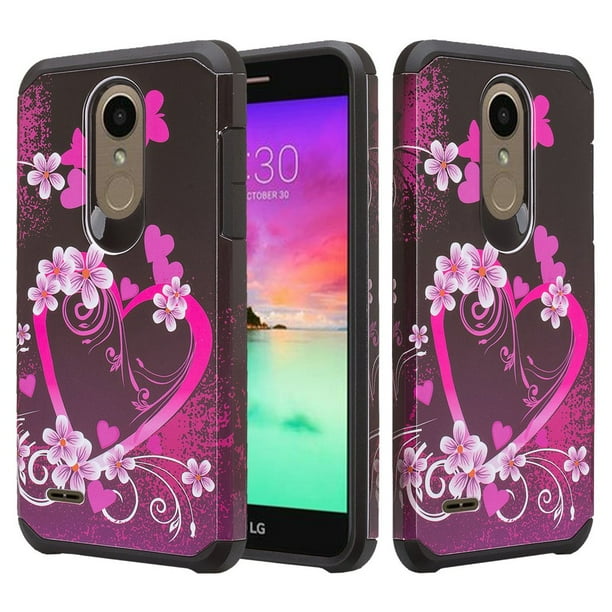 For TracFone/Straight Talk LG L413/LG 413DL/Premier Pro LTE Case w/[Tempered Glass] Hybrid