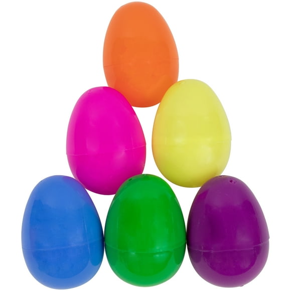 Northlight 60ct Multi-Colored Fillable Easter Eggs 2.5"