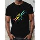 thumbnail image 1 of Drum Sticks Print, Men's Crew Neck Short Sleeve T-shirt, Stylish & Trendy & Cozy For Casual Summer Wear, 1 of 6