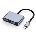 thumbnail image 1 of Adaptador USB tipo C a 4K HDMI VGA, USB C a HDMI, 1080P VGA, adaptador multipuerto ShuxiuWang 8390606316325, 1 of 1