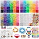 thumbnail image 1 of Kit de cuentas Funtopia Pony Beads 4026 unidades, 72 colores con 10 brazaletes, 1 of 7