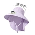 thumbnail image 3 of Sun Hats for Women Uv Protection Solar Powered Fan Hat with Digital Display Outdoor Wide Brim Sun Hat, 3 of 5