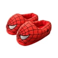 thumbnail image 2 of Cartoon Superhero Spider Plush Slippers Warm Fleece Winter House Shoes Anti Slip Indoor Soft Cushion Mules Footwear for Men and Women, 2 of 6