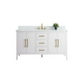 thumbnail image 4 of Vanity Art 60” Single Sink Bathroom Vanity Cabinet with Engineered Marble Countertop, 4 of 4