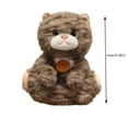 thumbnail image 3 of NAOJIE® Adorable Peluche de Chat Tabby - Détail Réaliste - Compagnon Chéri - Noir 10 Pouces, Peluche de Chat Tabby, Peluche de Chat, Peluches Mignonnes, 3 of 3