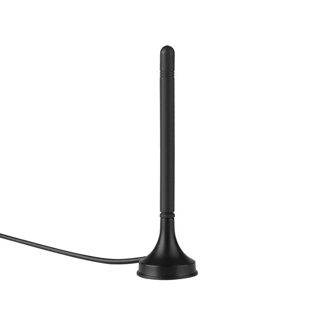 Antena Digital T HDTV Para Interiores, UHF VHF, Base Magnética De Doble Banda, Ganancia De 10 DB, Con Diseño Totalmente Metálico A Prueba De Viento Y Lluvia, Para Recepción De