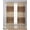 Brown Beige, variant on Purple Grey Wood Grain Sheer Curtains 63 Inch Length 2 Panels Set for Living Room/Bedroom, Ombre Rustic Retro Wooden Plank Kitchen Curtains Grommet Semi-Sheer Curtains Window Treatments 42"x63"x2