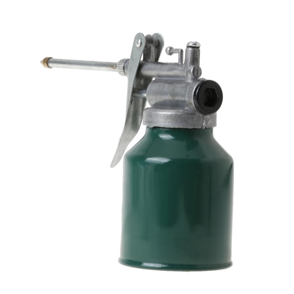 Car Mini 250ml High Pressure Pump Oiler Oil Can Metal For Lubricants