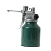 Car Mini 250ml High Pressure Pump Oiler Oil Can Metal For Lubricants