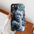 thumbnail image 2 of Snow Leopard Christmas iPhone Case for Animal Lovers Compatible with iPhone 11/12/13/14/15/16 (Pro Max/Plus), 2 of 9