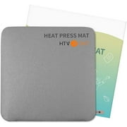 HTVRONT Heat Press Mat for Cricut: Heat Press Pad 11.5"x11.5" for Craft Vinyl Ironing Insulation Transfer, Double Sides Applicable Heat Mat for Heat Press Machines