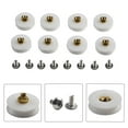 thumbnail image 3 of Shower Door Rollers Want To Replace The Wheels Of Your Shower Door? Use 8Pcs Grooved 225MM Diameter Shower Door Rollers, 3 of 7