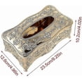 thumbnail image 5 of Luxury European Style Acrylic Tissue Box Ktv Handkerchief Toilet Paper Holder,gold, 5 of 5