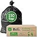 thumbnail image 3 of Reli. EcoStrong 33 Gallon Trash Bags 150 Count Bulk Black Eco-Friendly Made from Recycled Material, 3 of 4