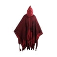 thumbnail image 4 of BELOVING Costume Capes à Capuche Hantées Cosplay pour Fête Performances sur Scène Mascarade Rouge, 4 of 10