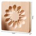 thumbnail image 6 of Sunjoy Tech Cookie Mold 3D Clear Texture DIY Wooden Biscuit Mold Easy to Use Non-stick Baking Mold for Home Kitchen, 6 of 8