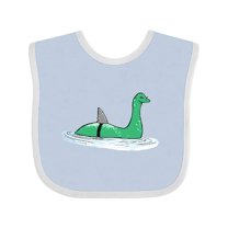 Inktastic Nessie Shark Boys or Girls Baby Bib