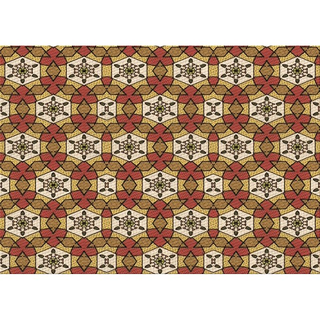 Ahgly Company Tapis d'Intérieur Lavables en Machine Rectangle Transitionnel Rouge Brun, 2' x 4'