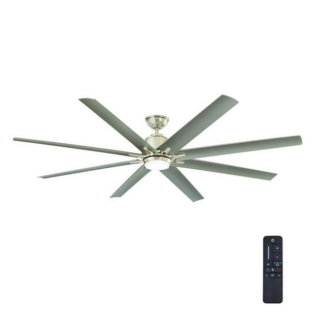 Home Decorators Kensgrove 72 Led Indoor Outdoor Brushed Nickel Ceiling Fan New Com - Home Decorators Collection Closet Installation Instructions