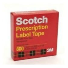 Scotch Prescription Lable Tape 72 Yd, 800 Size, 1 Ea