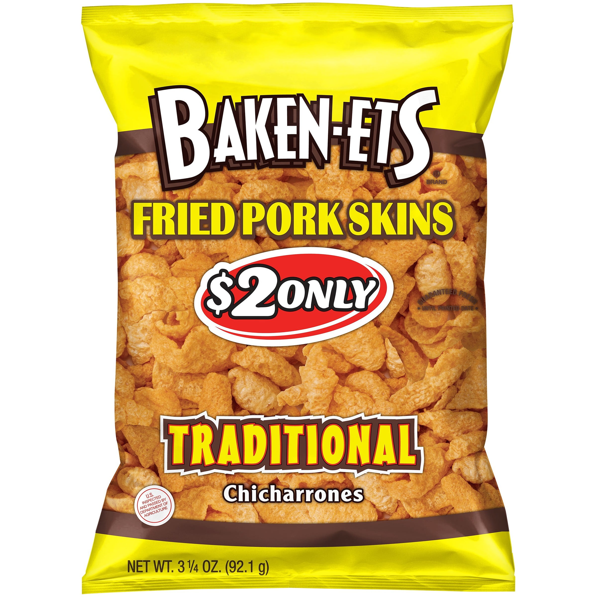 Traditional Fried Pork Skins, 3.25 Oz.