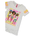 thumbnail image 2 of Cute 4 U Girls' 2-Piece Run It Bike Shorts Set Outfit Color: white Size: 6x, 2 of 3