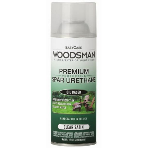 Easy Care Woodsman SV39AER 12 oz Can Of Clear Satin Spar Urethane