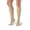 Tan, variant on Ames Walker AW 113 Women's Cotton Trouser Knee High Socks 15-20 mmHg