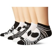 Disney Nightmare Before Christmas 5 Pack No Show, Assorted Neutral, Size 10.0