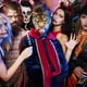 thumbnail image 3 of FELTECHELECTR 1 máscara de leopardo para cosplay, para fiestas de Halloween, máscara de animal para cosplay, máscara de leopardo de media cara., 3 of 3