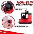 thumbnail image 5 of (Red)Suction Knife Sharpener Manual Sharpener Whetstone Whetstone Sharpener with Suction Cup for all Blade Types for Kitchen,Workshop,Craft Rooms,Camp, 5 of 5