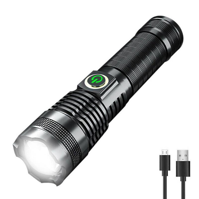 Rechargeable 1000000 lumens xhp70 most powerful LED torch USB ...