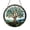 Acrylic 3.5 Inch, variant on Nature Tree of Life Faux Stained Glass Window Cling, Glossy Double Sided Translucent Decorative Window Film for Living Room Bedroom